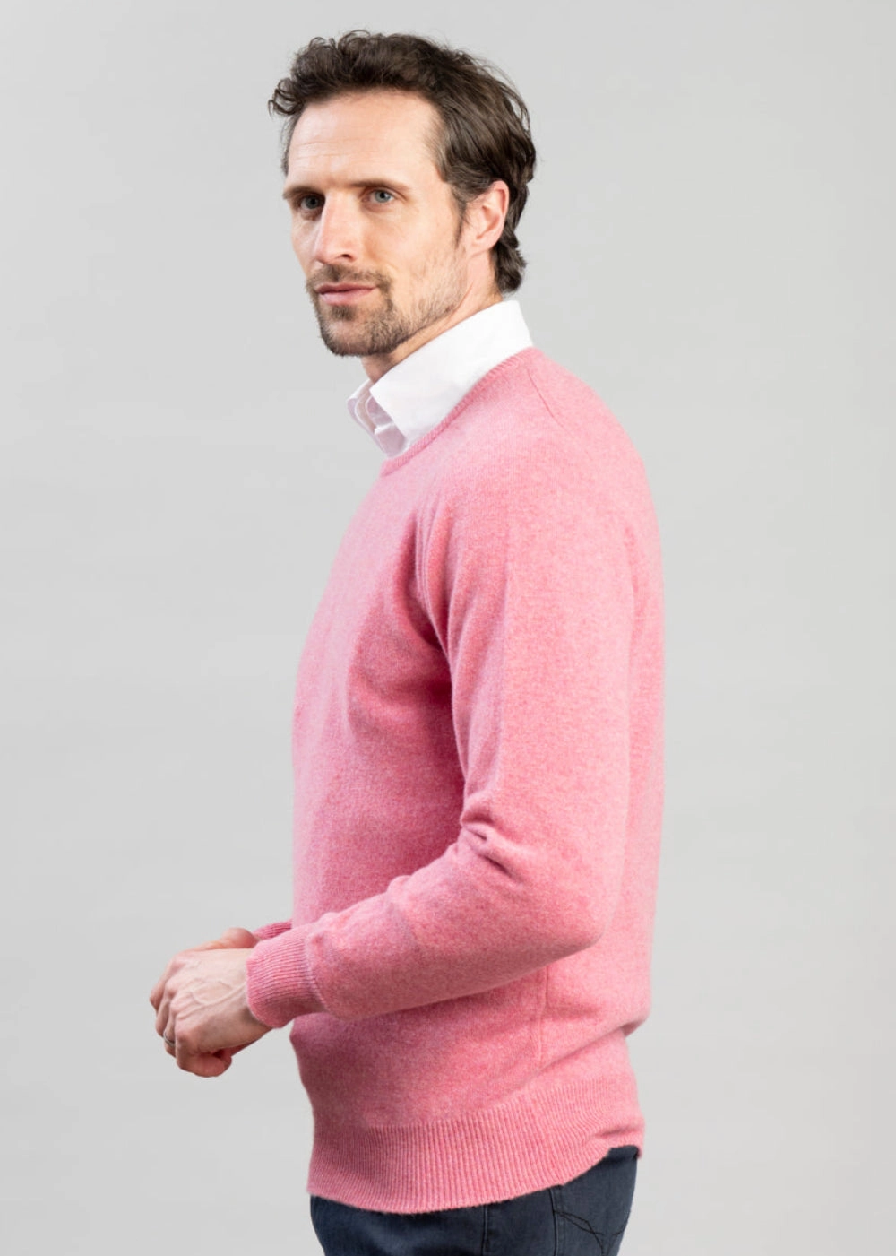 Hot Sale Frenzy Trending Deals Today Exclusive Leven 2 Ply Lambswool Crew Neck