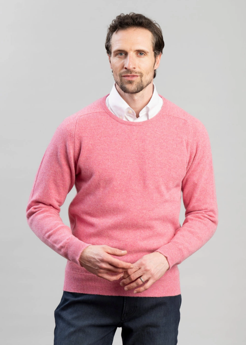 Trending Today Steal Mega Discount Today Exclusive Leven 2 Ply Lambswool Crew Neck