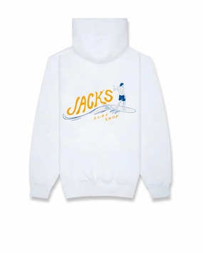 Bobber Classic Pullover Hoodie - White Clearance Event Alert Trending Deals Today