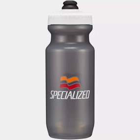 Specialized Big Mouth 600ml bottle - Flag grey