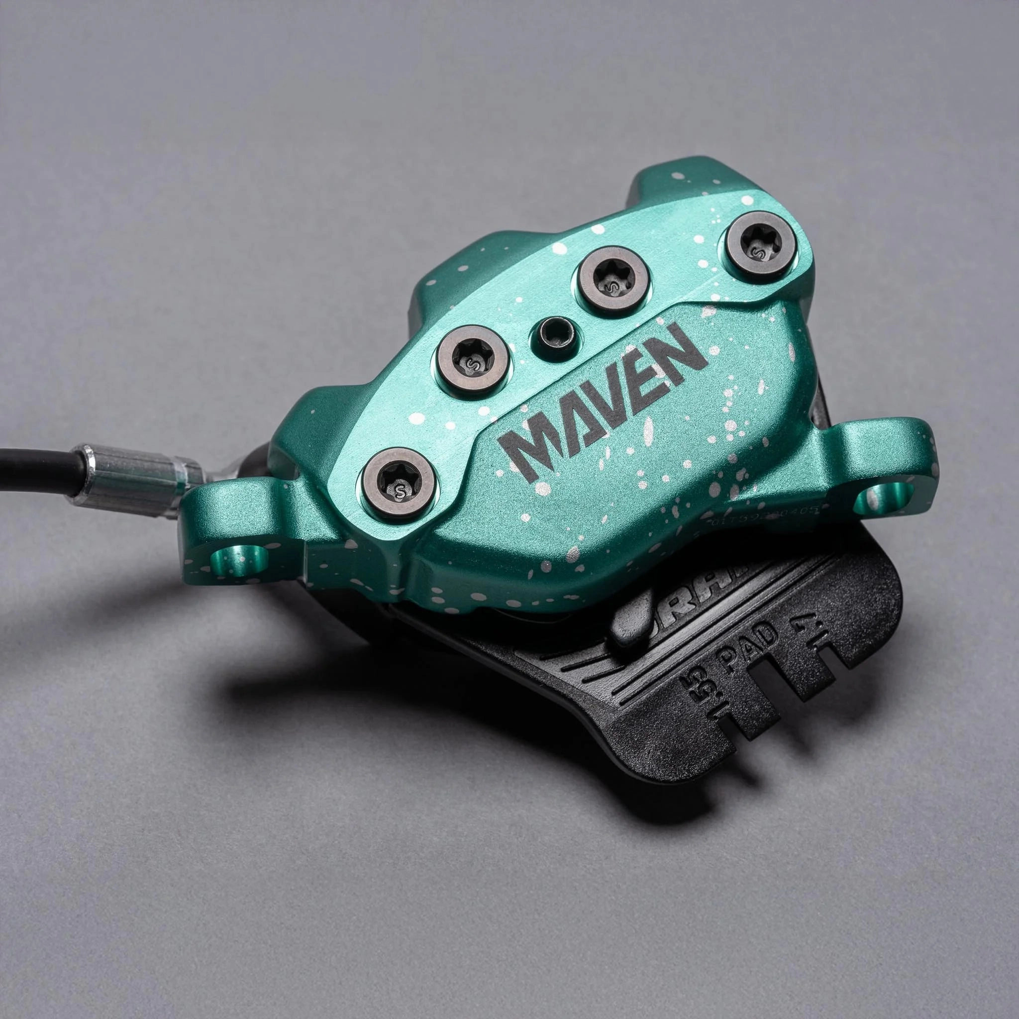 Sram Maven ultimate expert Teal hydraulic disc brake kit - Splatter