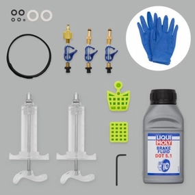 SRAM WRKSHP BLEED KIT - ALL FITTINGS W DOT 5.1