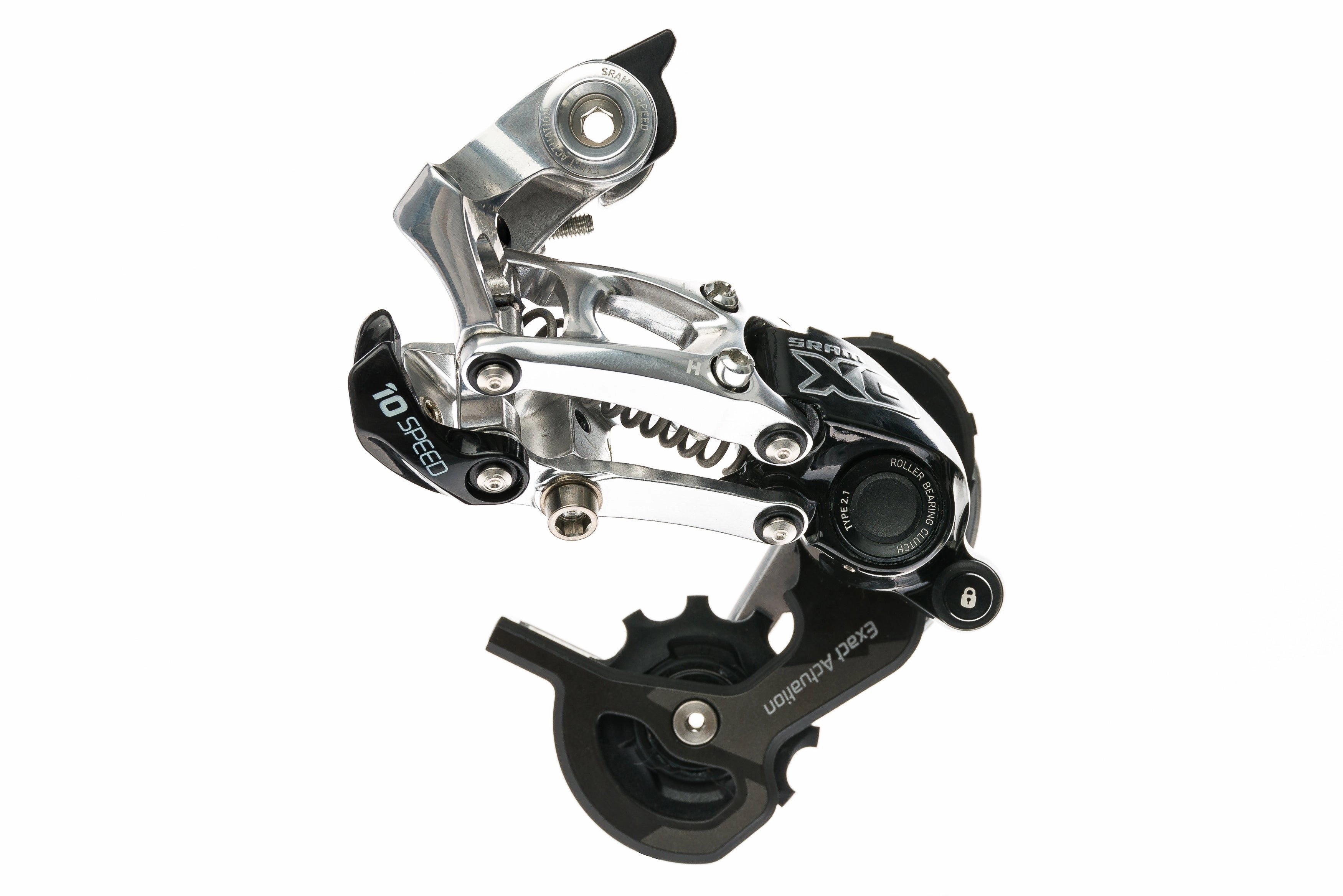 Sram X0 Type 2.1 Rear Derailleur 10 Speed Short Cage Black/Silver