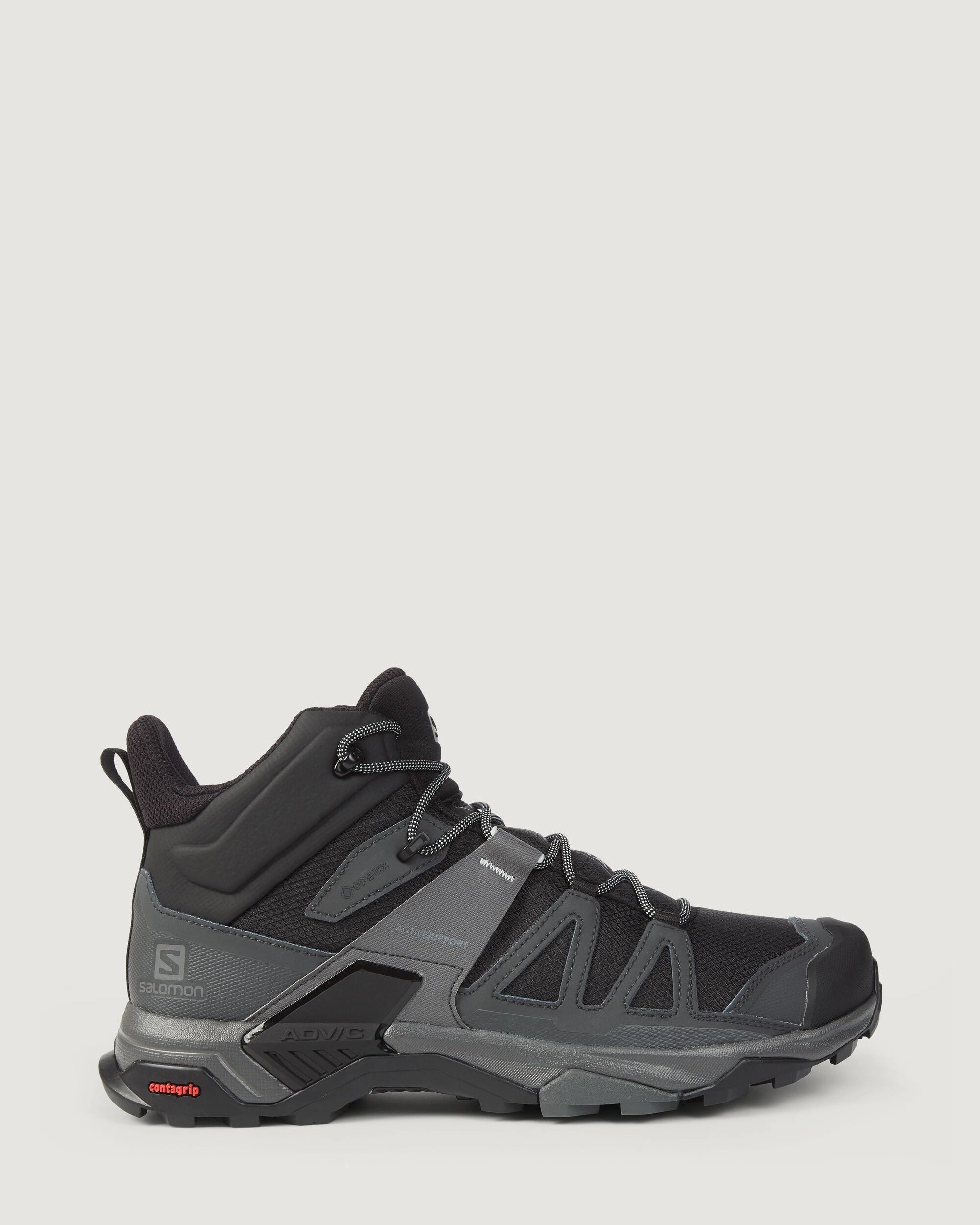 Men'S Salomon X Ultra 4 Gore-Tex Mid Hiking Boots - Black/Magnet/Pearl Blue Exclusive Hot Pick