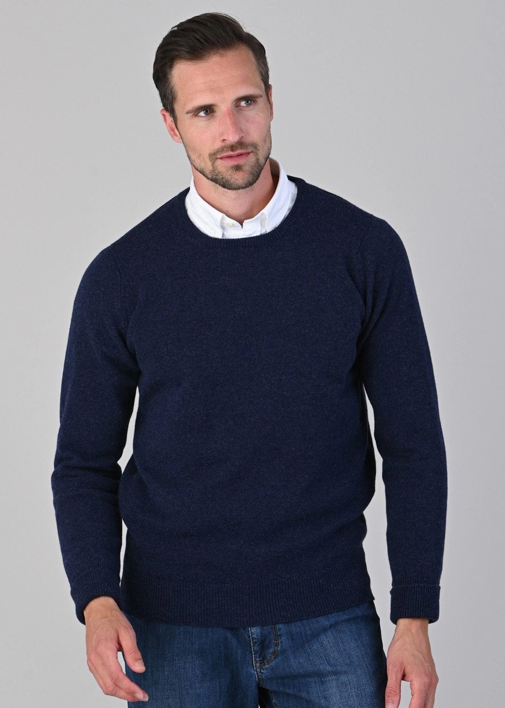 Rob 2 Ply Lambswool Crew Neck Grab Your Hot Pick