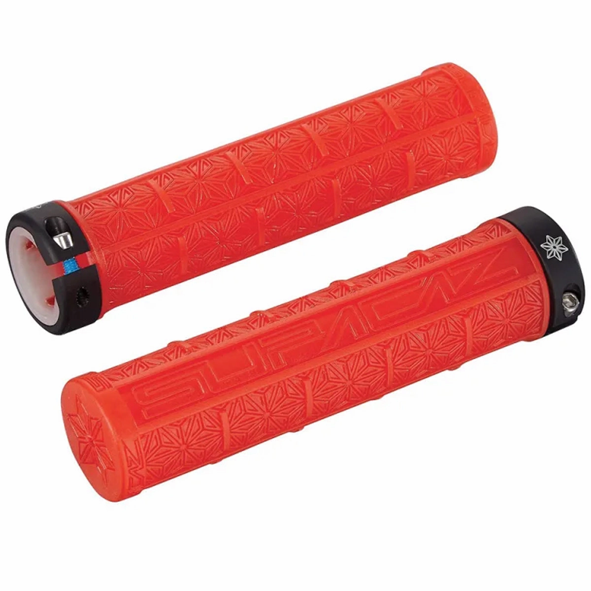 Supacaz Grizips Grips - Clear red