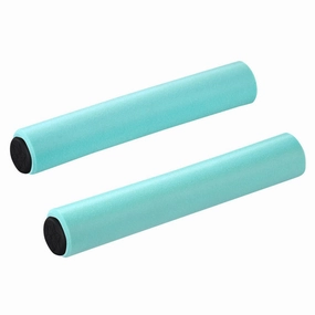 Supacaz Siliconez Grips - Neon Celeste