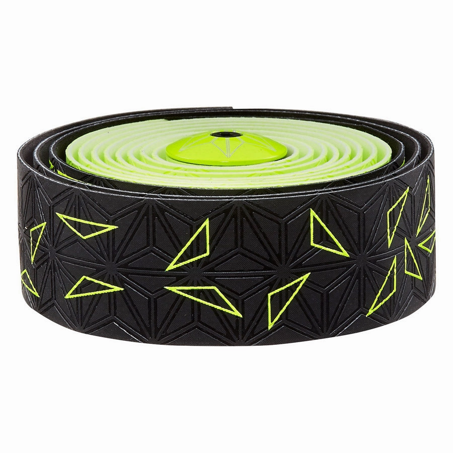 Supacaz Super Sticky Kush Handlebar Tape - Star Fade Yellow