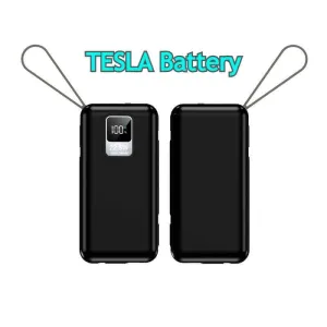 Trending Offer Today Shop Hot Deals 22.5W Quick Charge Powerbank With Built-In Cable
