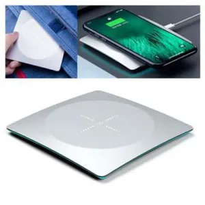 Alloy Super Thin Wireless Charger With Led Light MustHave Items