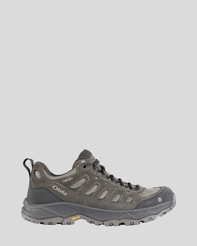 Men'S Oboz Sawtooth Ascent Low B-Dry Shoes - Charcoal Grab It Fast