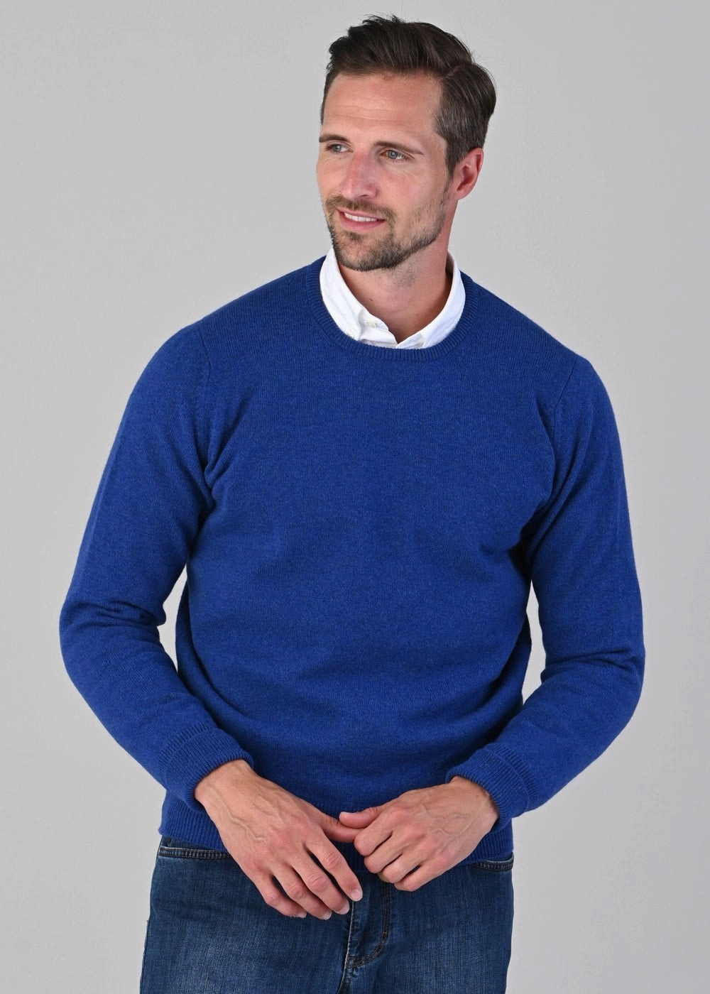 Dont Miss Hot Deals Rob 2 Ply Lambswool Crew Neck