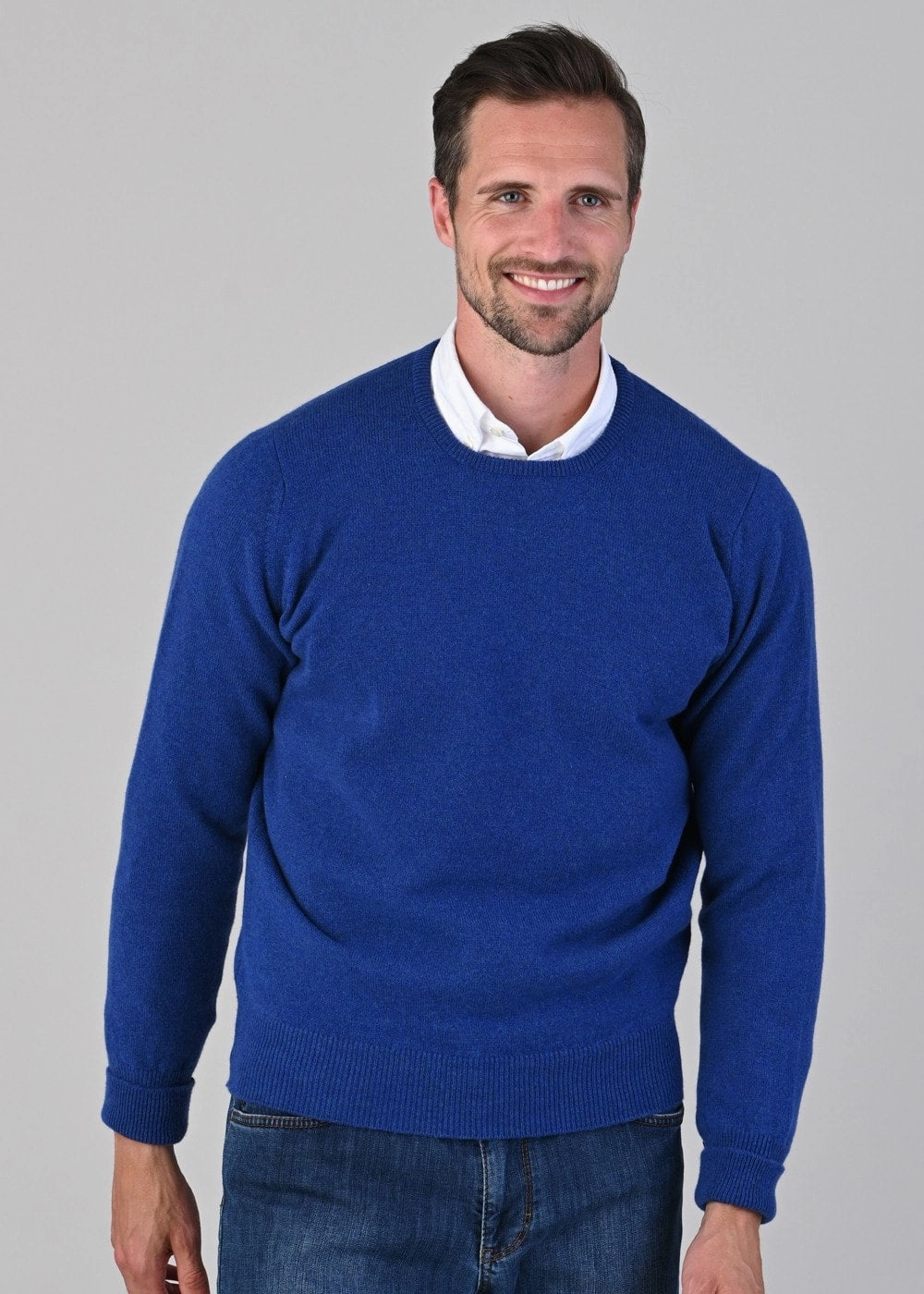 Rob 2 Ply Lambswool Crew Neck MustShop Sale Best Deal Alert