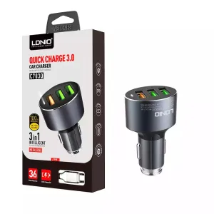 Exclusive Online Discount Online Deal Frenzy Ldnio C703Q 36W 3 In 1 Intelligent Car Charger