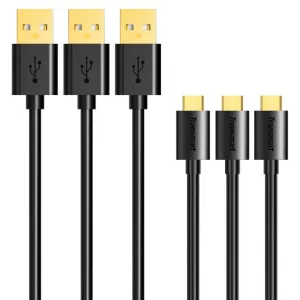 Tronsmart Mupp2 Premium Usb Cables 3 Pack (6Ft*3 ) With Gold Connector Dont Miss This Steal