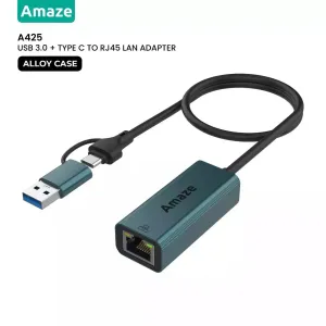 Price Slash Today Amaze A425 Usb3.0 Type C To Rj45 Ethernet Adapter