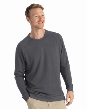 Flash Deal Alert Bamboo Lightweight Fleece Crewneck - Black Sand