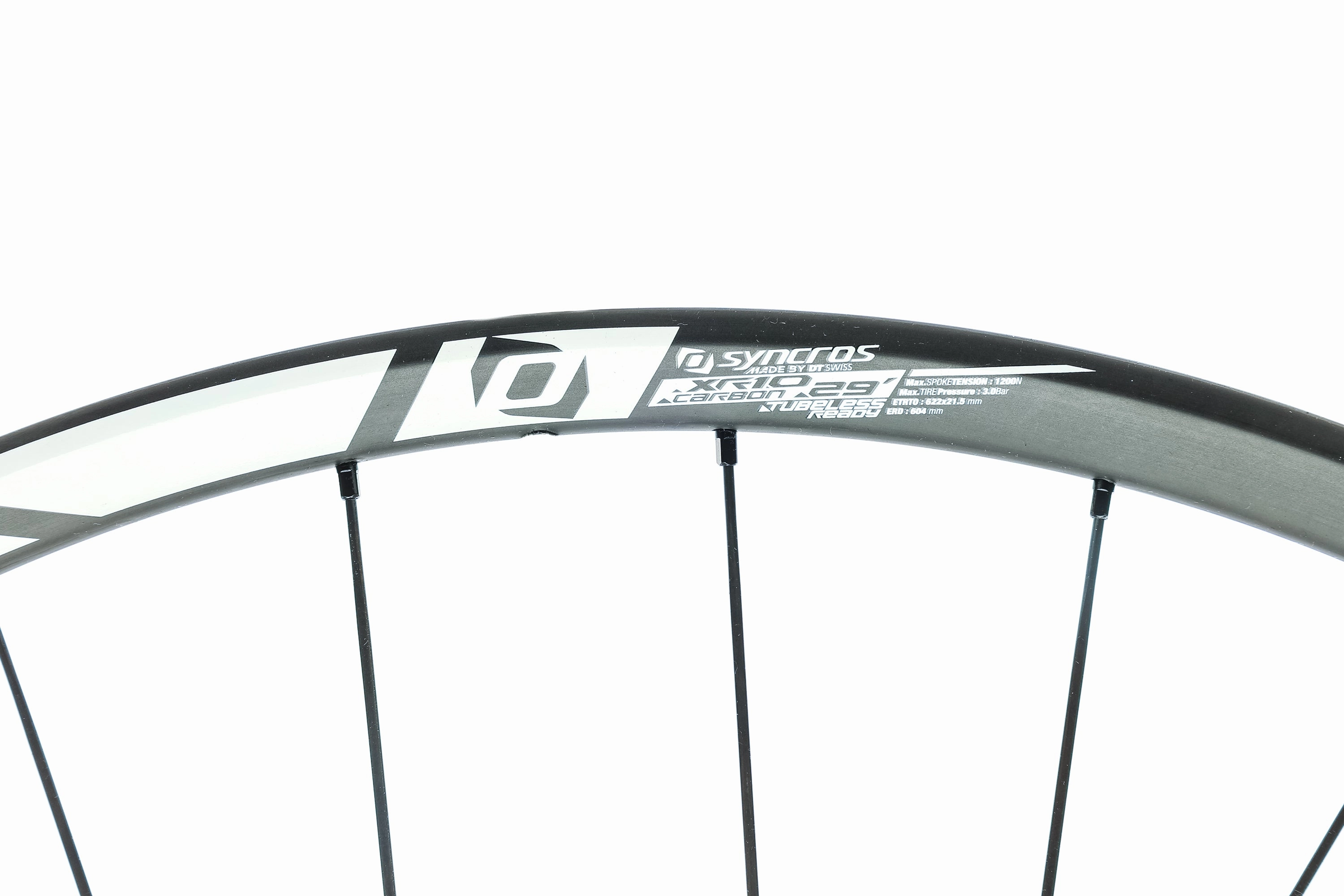 Syncros XR1.0 Carbon Tubeless 29" Front Wheel (Non-Boost)