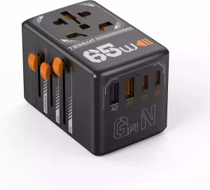 EndofWeek Deals Tessan Ts-Wta03 65W Universal Travel Adapter