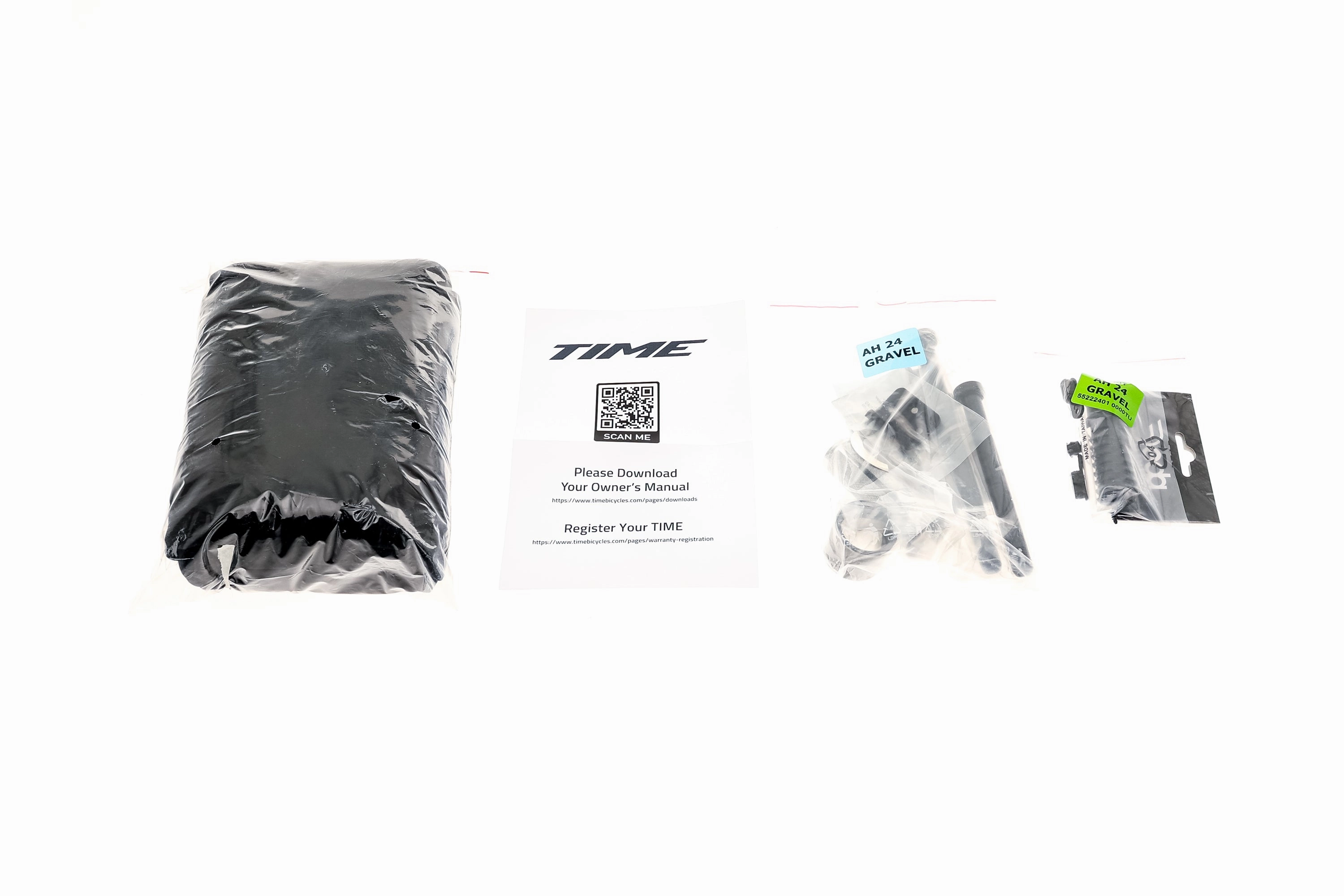 TIME ADHX Frameset - Gloss Carbon