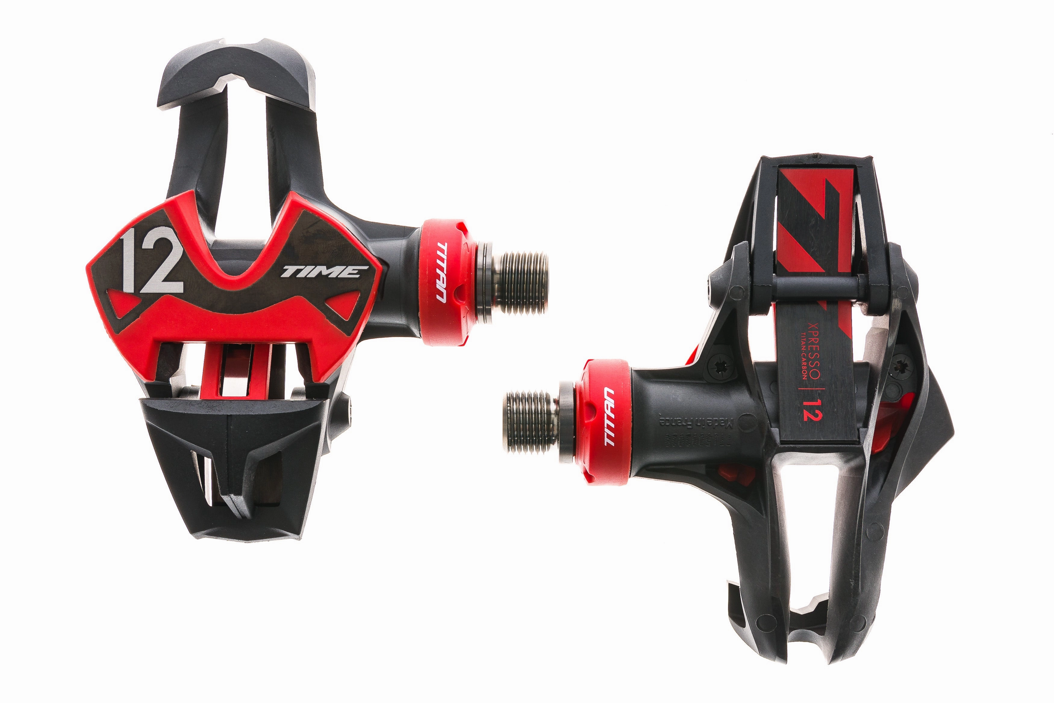Time Xpresso 12 Titan Carbon Pedals Clipless Black/Red iClic