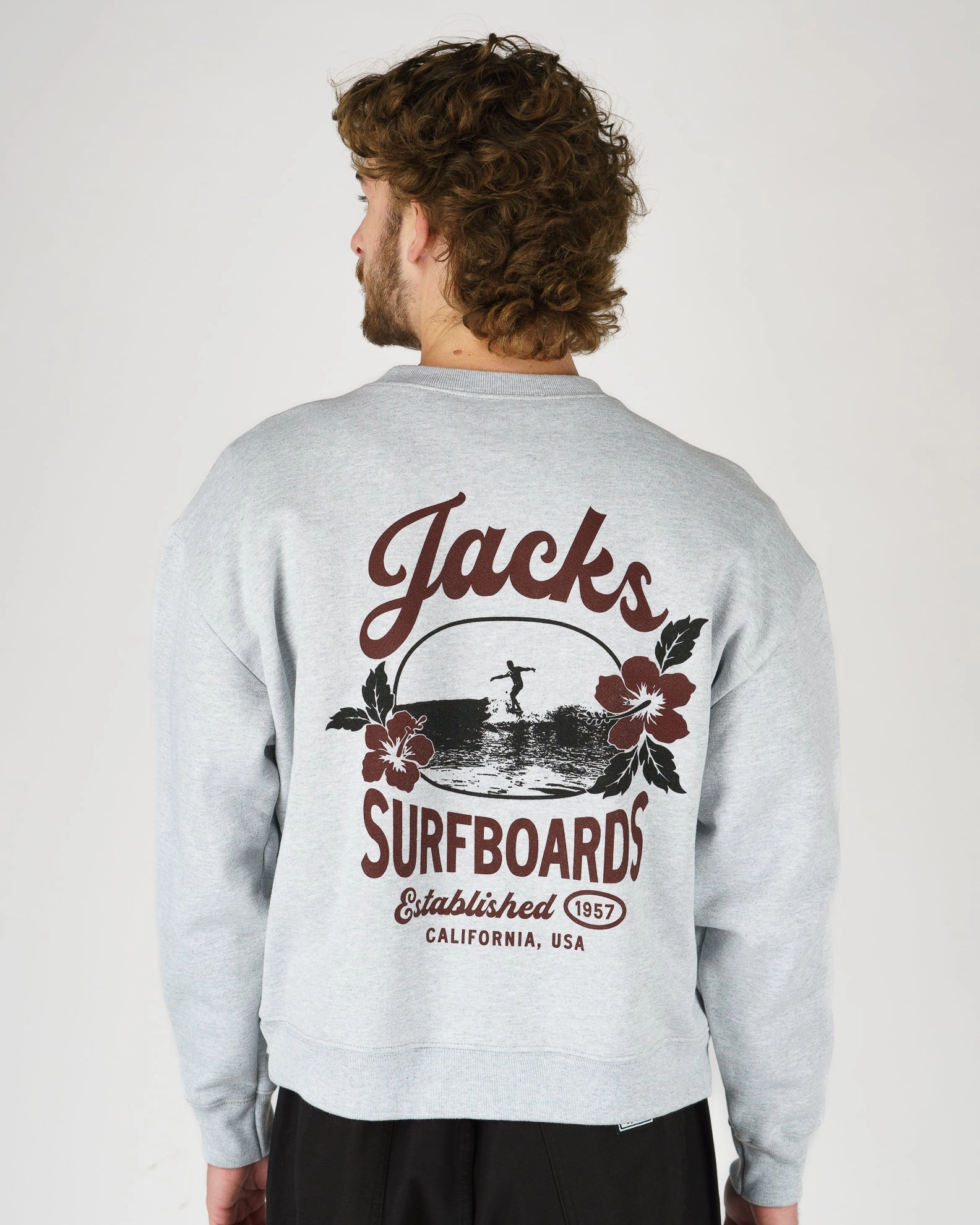 Tip Toe Heavyweight Crewneck - Grey Shop the Savings Now Deal of the Day