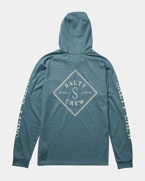 Tippet Pocket Hood Tech Tee - Slate Last Chance Offer Flash Deal Alert