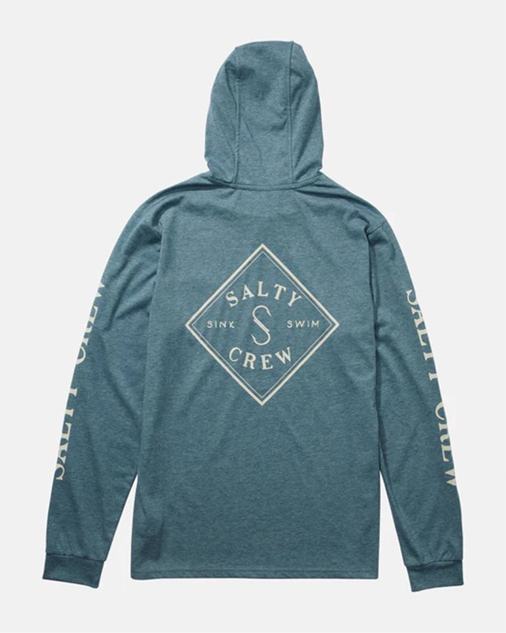 Steal the Deal Now Tippet Pocket Hood Tech Tee - Slate