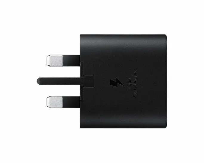 Samsung 25W Pd Adapter 3 Pin (Usb-C) (Without Cable) - Black Hot Offer Ending Soon Clearance Sale
