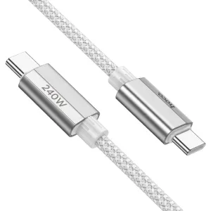 Flash Deal Today Hot Offer Ending Soon Hoco U134 Primero Type-C To Type-C Pd 240W Fast Charge Cable 1.8M Gray