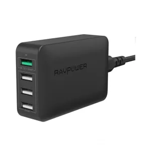 Ravpower Rp-Pc024 Usb Fast Charger 40W 4-Ports Shop the Savings Limited Stock Offer