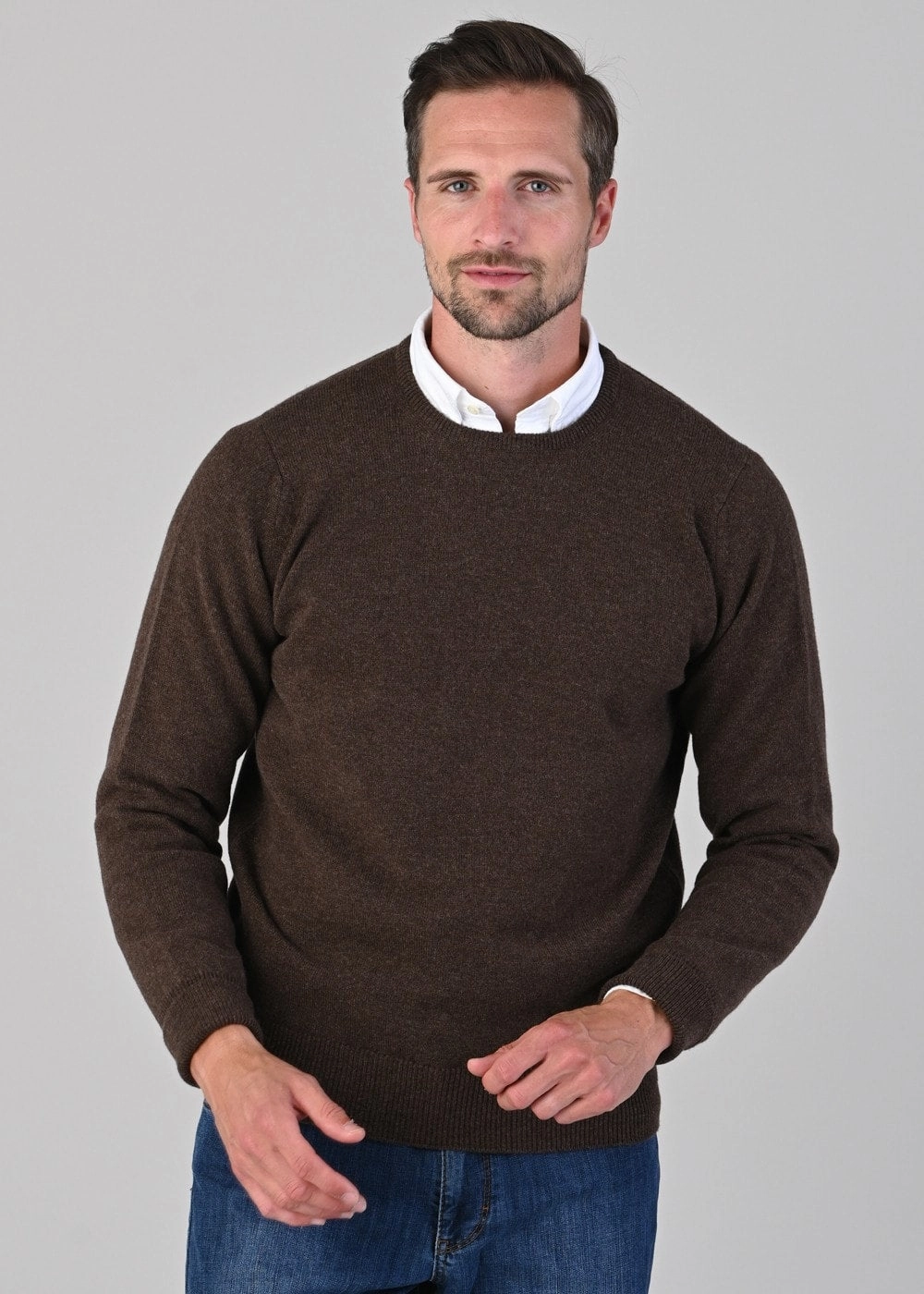 Rob 2 Ply Lambswool Crew Neck Hot Pick of the Day