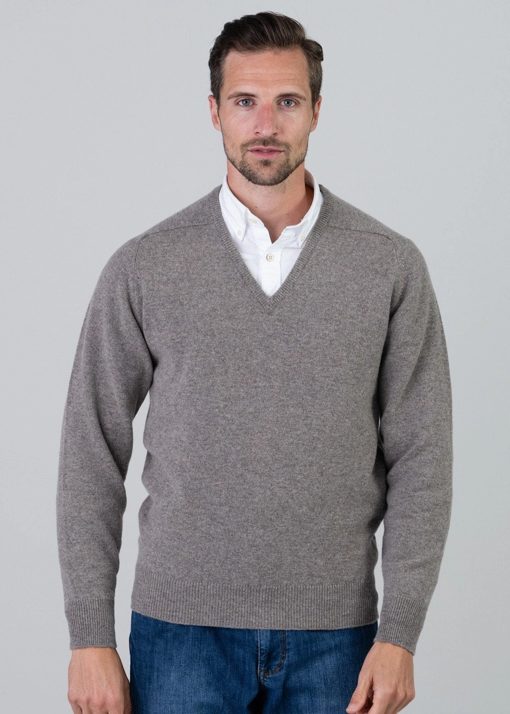 Best Price Today Hot Item Clearance Leven 2 Ply Lambswool V-Neck Plus Size
