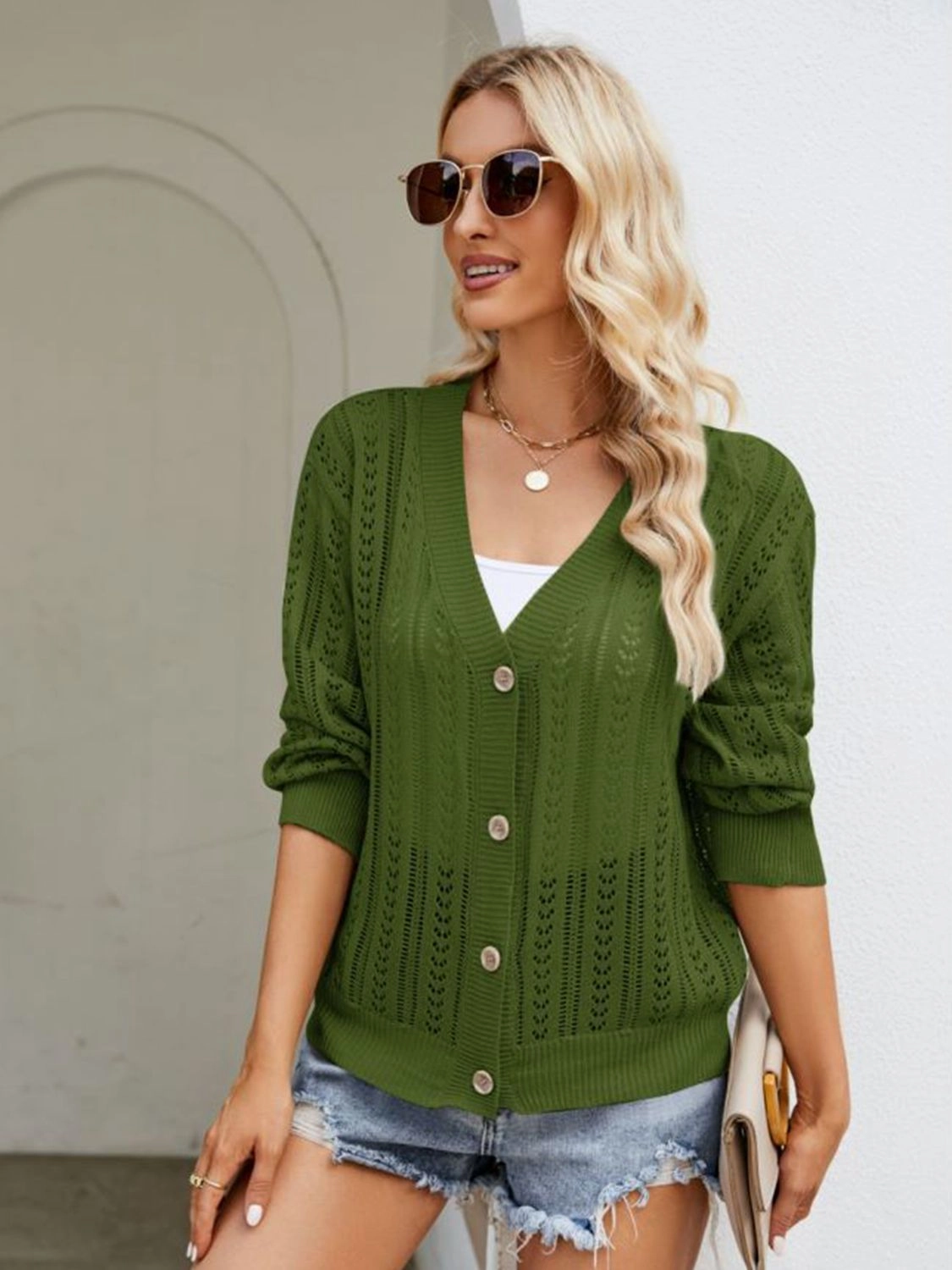 Button Down Ribbed Trim Cardigan MustHave Steals Shop Now Save