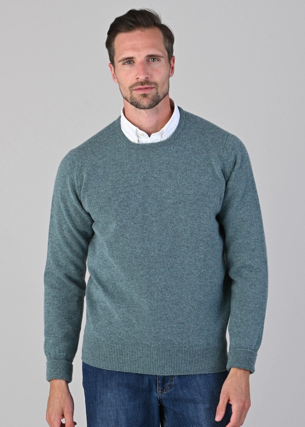 Steal Todays Offer Rob 2 Ply Lambswool Crew Neck