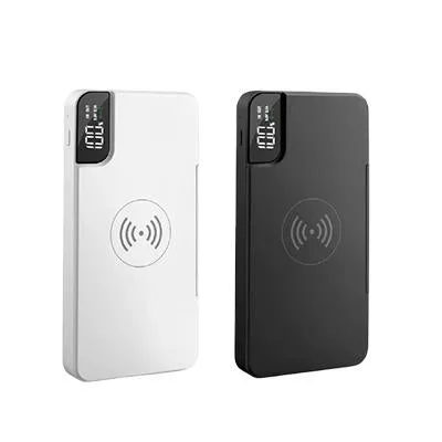 Online Deal Frenzy Wireless Power Bank With Phone Stand And Lcd Display