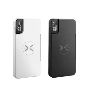 Online Deal Frenzy Wireless Power Bank With Phone Stand And Lcd Display
