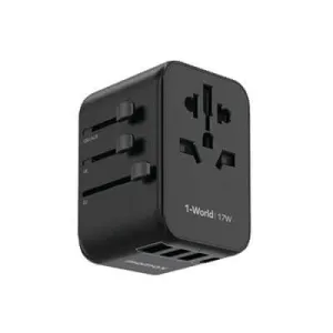 Momax 1-World 4-Port Travel Charger 17W Limited Time Offer
