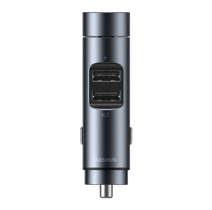 Baseus Energy Column Car Wireless Mp3 Charger Fm Transmitter - Gray Shop Smart Deals Best Deal Online