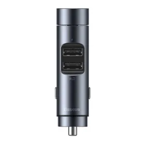 Baseus Energy Column Car Wireless Mp3 Charger Fm Transmitter - Gray Shop Smart Deals Best Deal Online