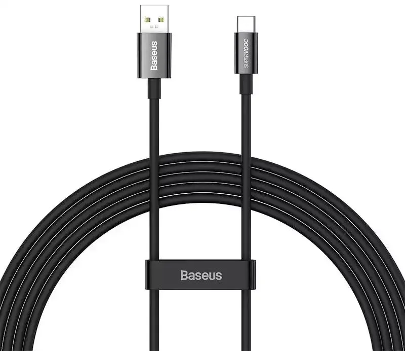Baseus Superior Series (Supervooc) Fast Charging Data Cable Usb To Type-C 65W 1M Black Daily Special Offer