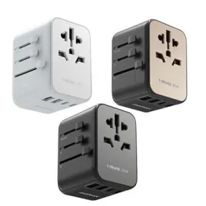 GiftWorthy Sale Momax 1-World 5-Port Travel Charger 35W