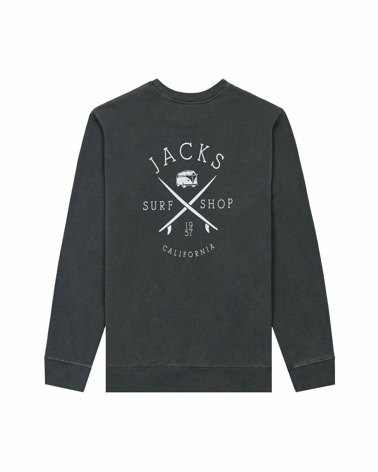 Bus Stop Pigment Crewneck Sweatshirt - Pigment Black Mega Discount Today