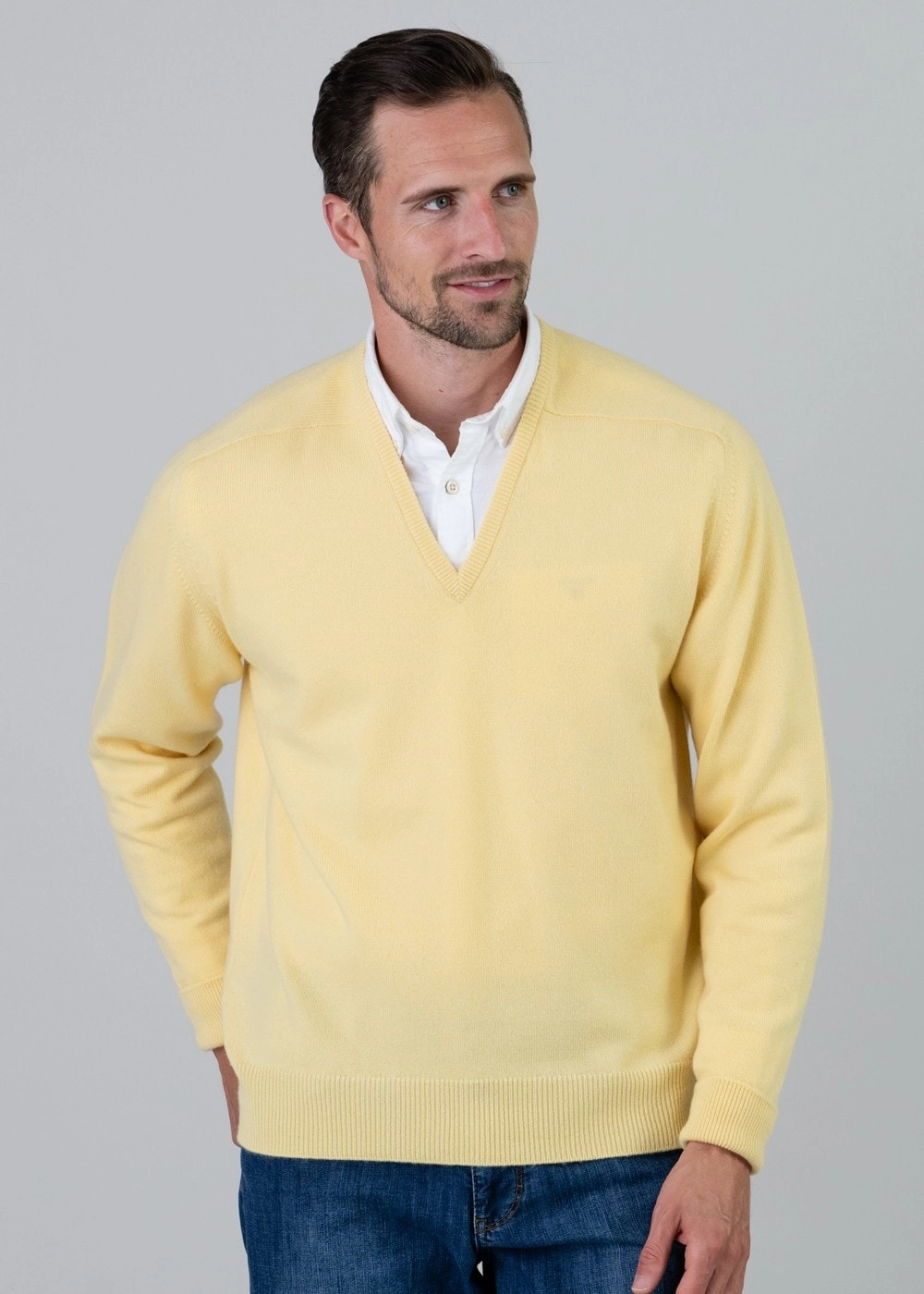 Melrose 2 Ply Cashmere V-Neck Daily Deal Frenzy