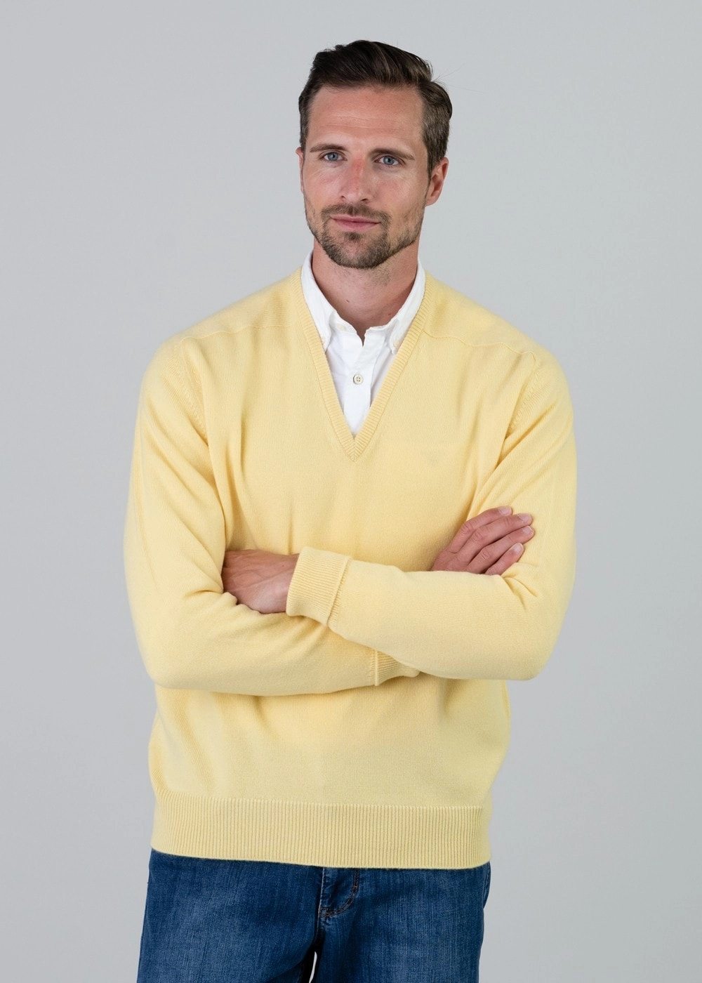 Dont Wait Save Melrose 2 Ply Cashmere V-Neck