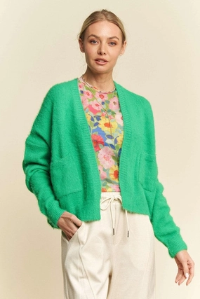 Davi & Dani Open Front Drop Shoulder Cardigan Clearance Steal Today Online Deal Frenzy