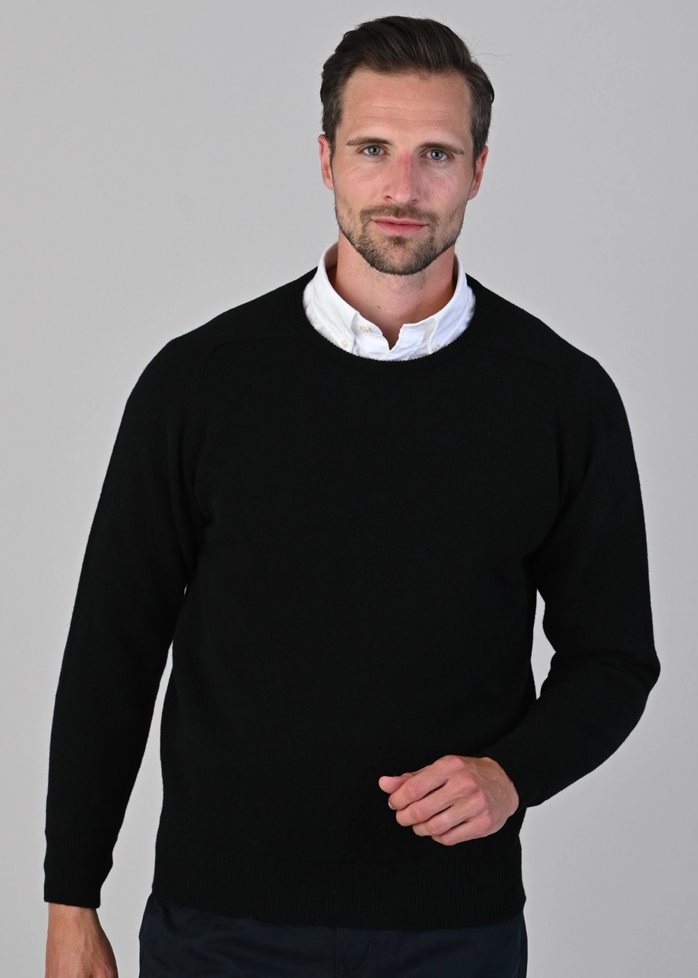 Surprise Discount Today Best Deal Today Leven 2 Ply Lambswool Crew Neck