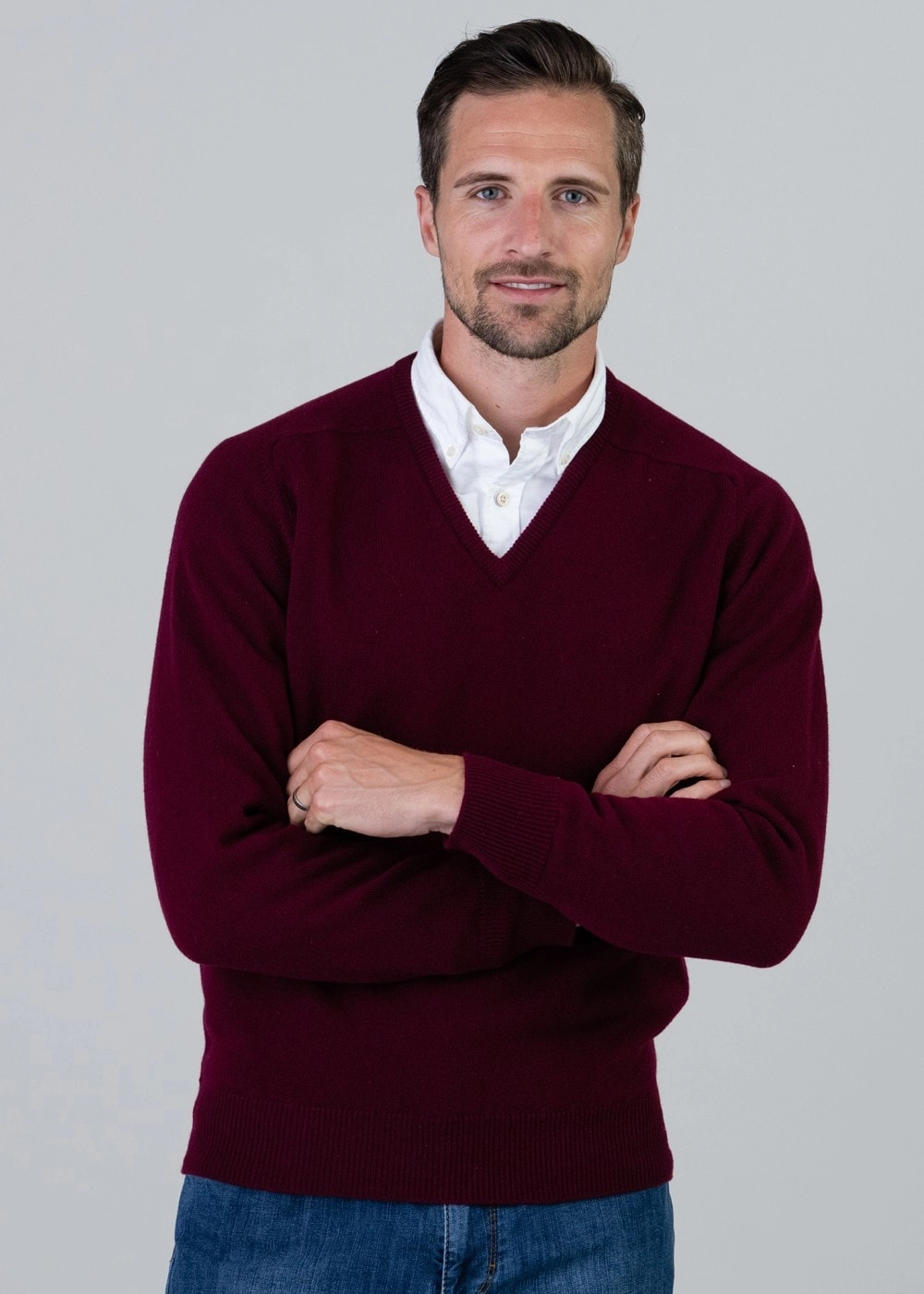 Leven 2 Ply Lambswool V-Neck Hot Deal Alert Flash Sale Now