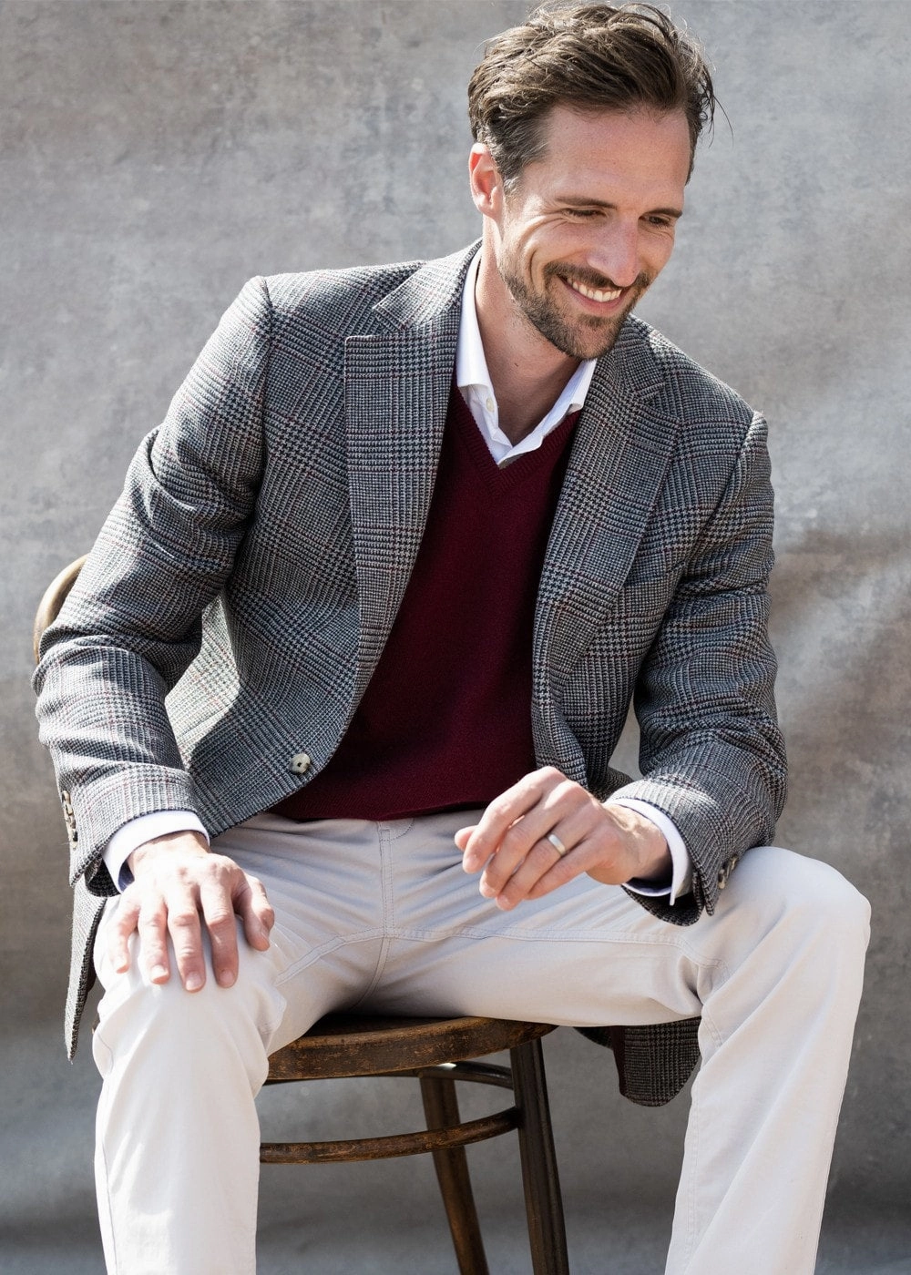Leven 2 Ply Lambswool V-Neck Flash Offer Today Flash Deal Alert