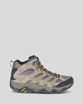 Men'S Merrell Moab 3 Mid Waterproof Hiking Boot - Walnut MustHave Clearance